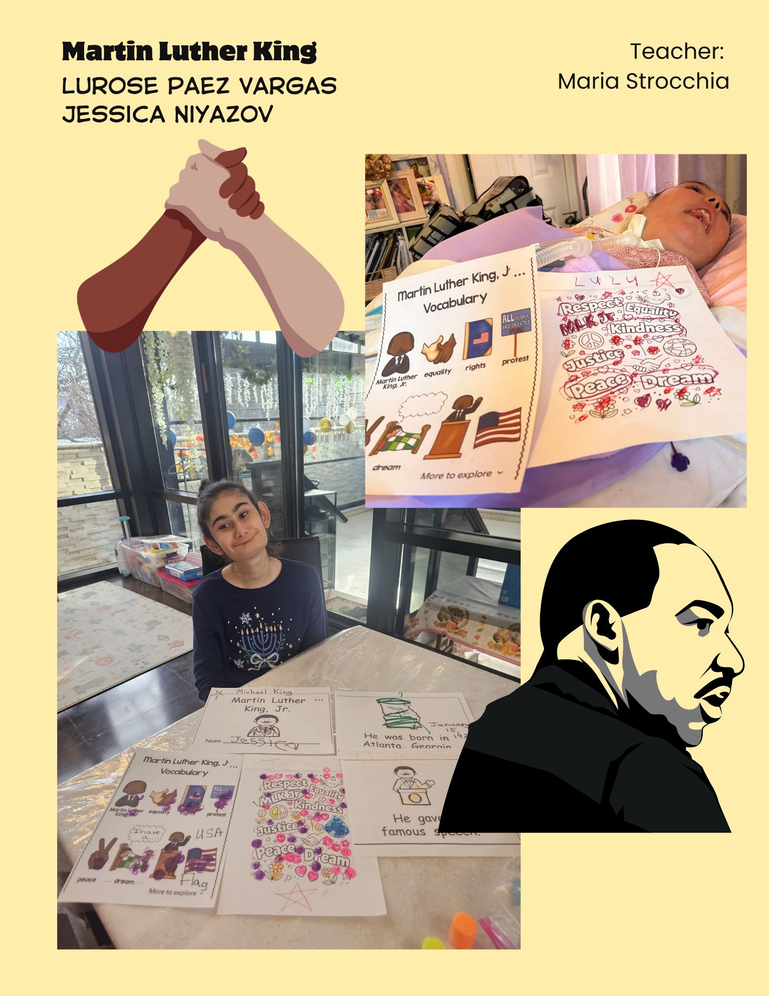 Martin Luther King by Lurose Paez Vargas and Jessica Niyazov